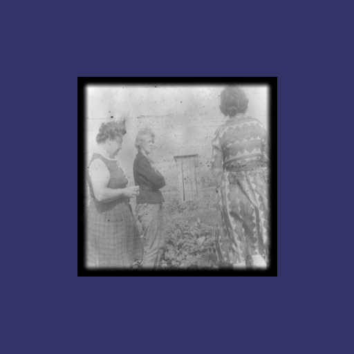 This image was originally taken with a Brownie camera a long time ago.